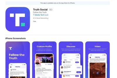 Donald Trump's Social Media App, 'Truth Social' Launches On iOS  