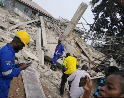 Lagos Govt Arrests Developer Of Yaba Collapsed Building  