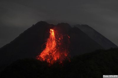 Volcano Eruption Forces Hundreds Out Of Their Homes In Indonesia  