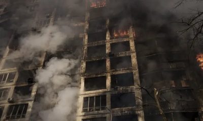 Russian Airstrikes Kill Two In Kyiv Apartment  