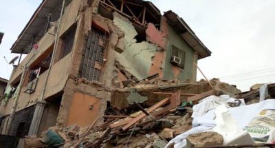 One Dead As Another Building Collapses In Lagos  