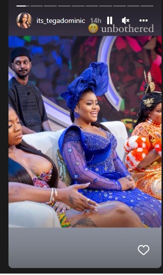 BBNaija Tega Reacts, Sends Message To Fans For Trolling Her Concerning Her Marriage  