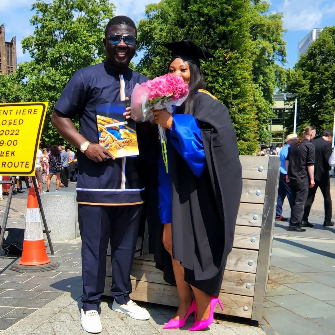 Seyi Law Celebrates Wife As She Bags Degree From UK University[PHOTOS]  