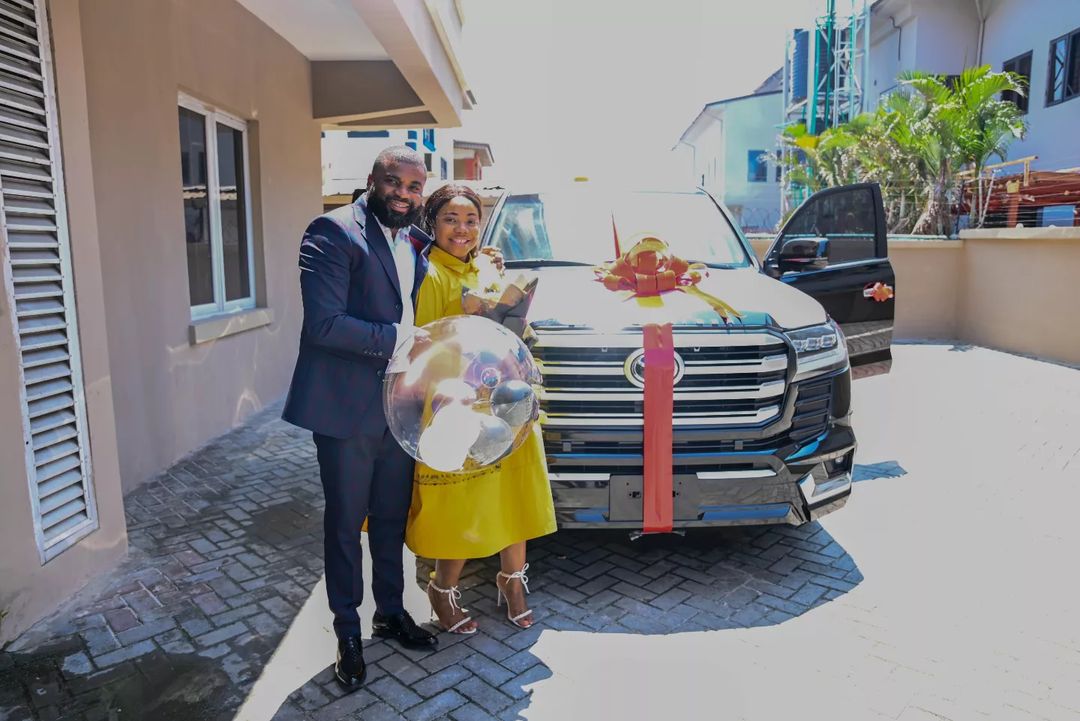 Mercy Chinwo Gets Brand New SUV From Husband For 31st Birthday  