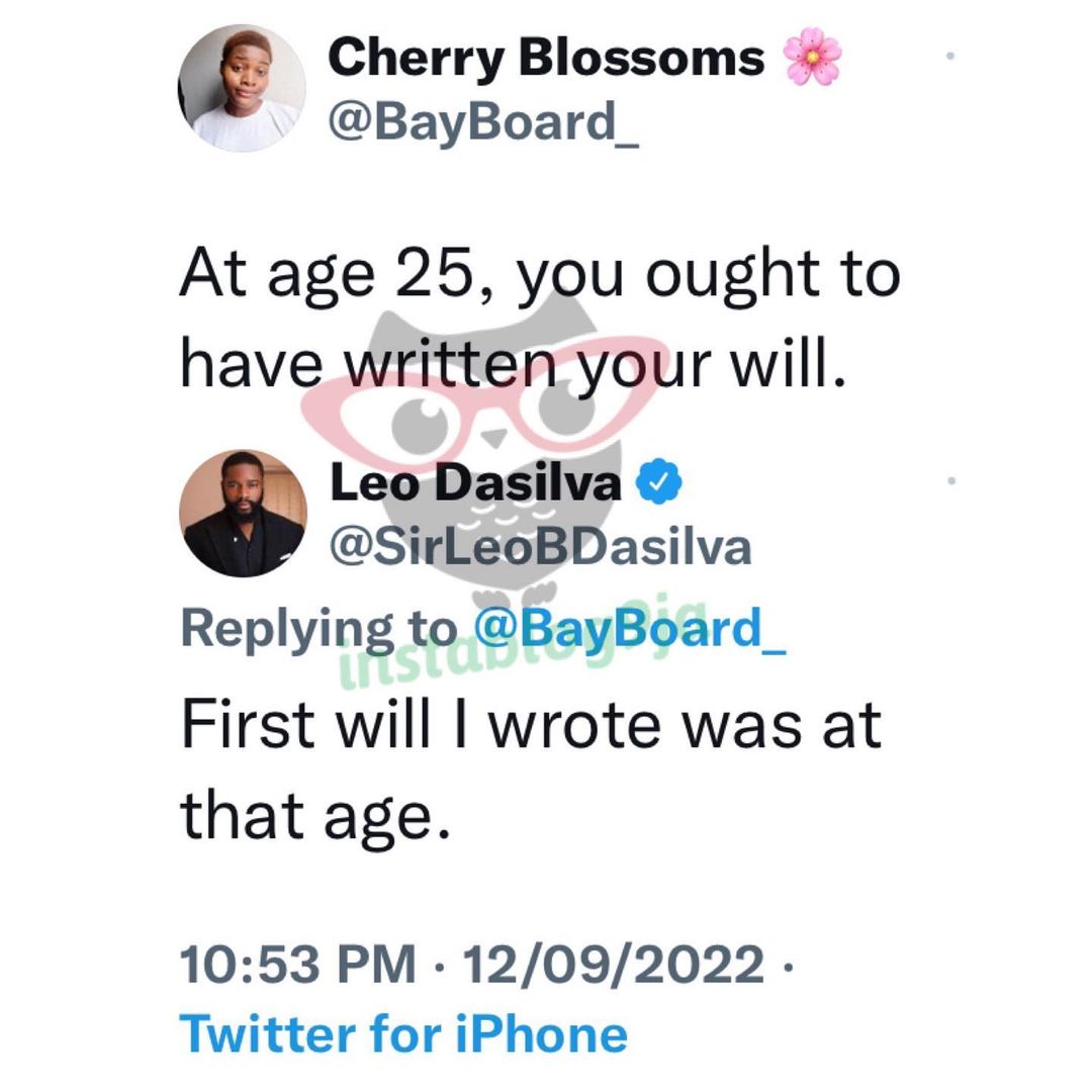 I Wrote My First Will At Age 25 - Leo Dasilva  
