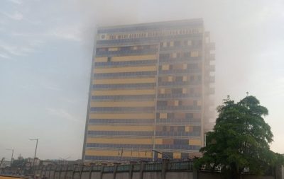 Fire Outbreak At Yaba WAEC Office, Another Building  