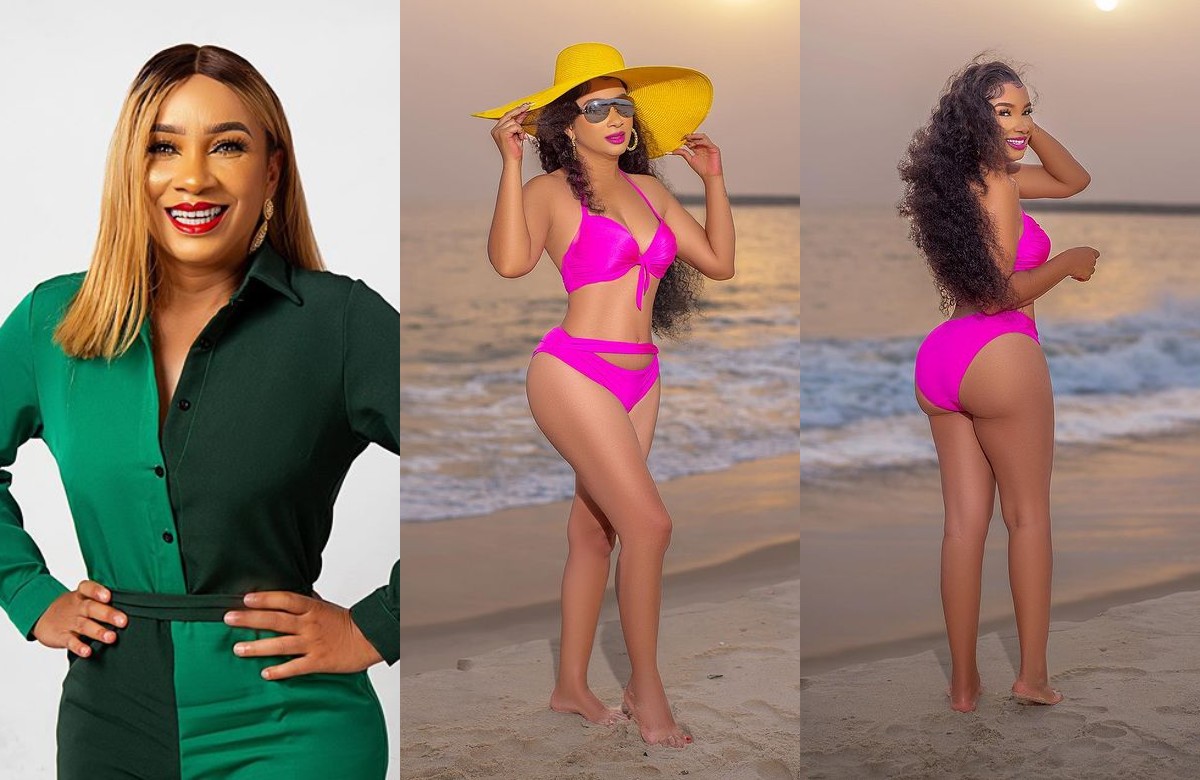 Actress Ibinabo Fiberesima Shows Off Fit Figure On 52nd Birthday With Bikini Photos  