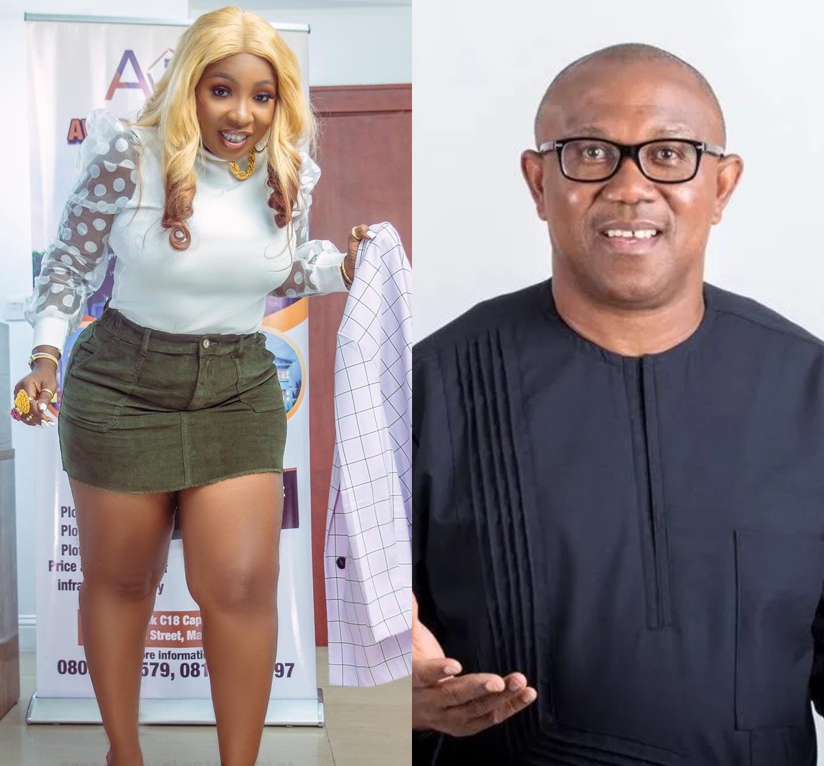 Anita Joseph Responds To Criticism of Her Miniskirt Outfit With Peter Obi  