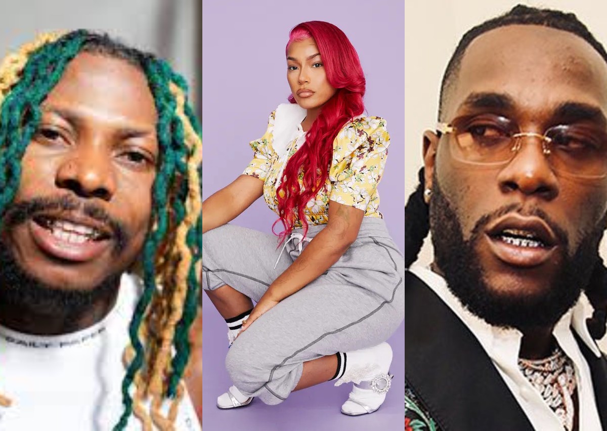 Asake Spotted  With Stefflon Don At Ghanaian Club  
