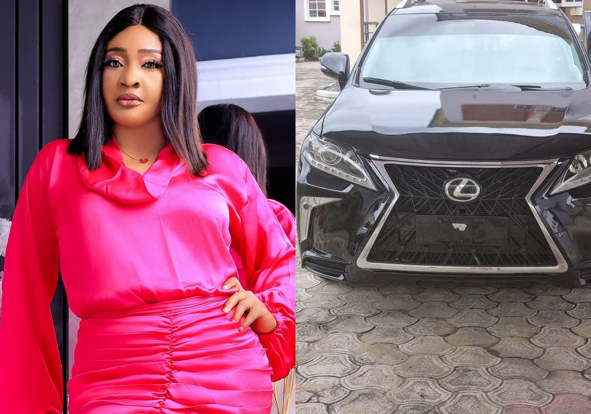 Actress Mary Uche Starts New Month With Brand New Car  