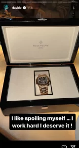 Davido Buys Himself A Patek Phillipe Wristwatch  