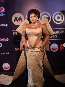 Nollywood Celebrities Compete for Best Dressed Title At AMVCA Cultural Day  