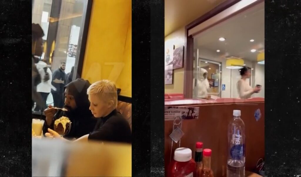Kanye West and Bianca Censori Spotted Dining at Denny's Amid Yeezy Company Turmoil  