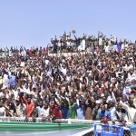 Massive Crowd Troop Out As APC Kicks Off Campaign Rally In Kaduna  