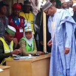 President Buhari And Wife Cast Their Votes In Daura [PHOTOS + VIDEO]  