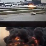 VIDEO: Shocking Moment A Russian Plane Caught Fire On Runway Killing 41 Passengers  