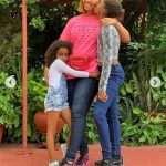 Regina Daniels Poses With Her Step-daughters  