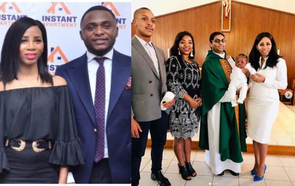 Ubi Franklin's son with his former staff Nicola Siyo, gets his first baptism in South Africa  