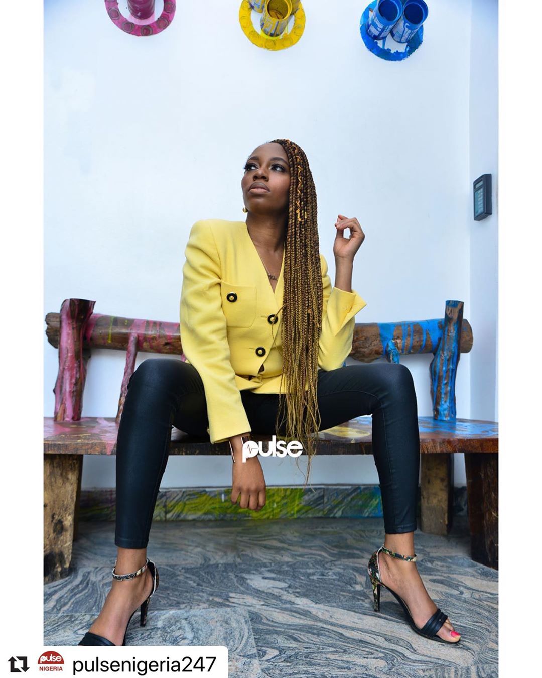 DJ Cuppy Surprises Broda Shaggi With A Birthday Cake  