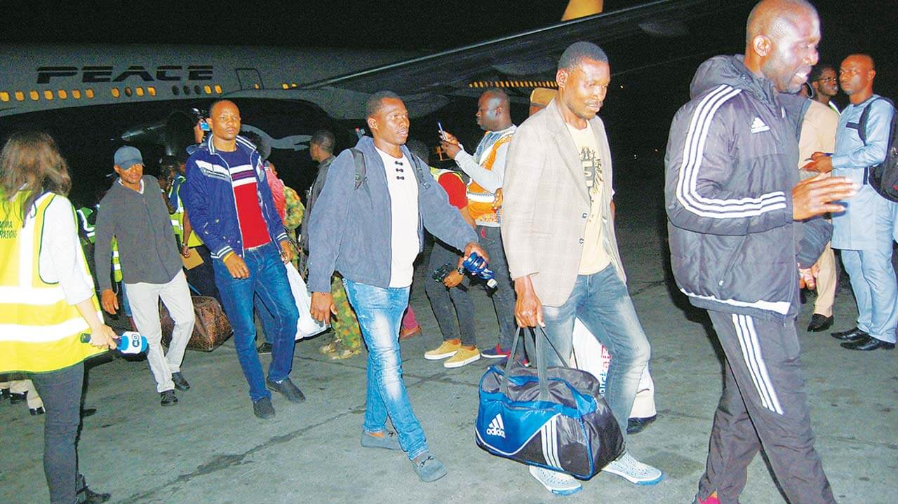 First Batch Of Nigerians From South Africa Narrate Their Ordeal  