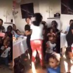 Reactions As Girl Smashes Her Birthday Cake On Mother's Face  