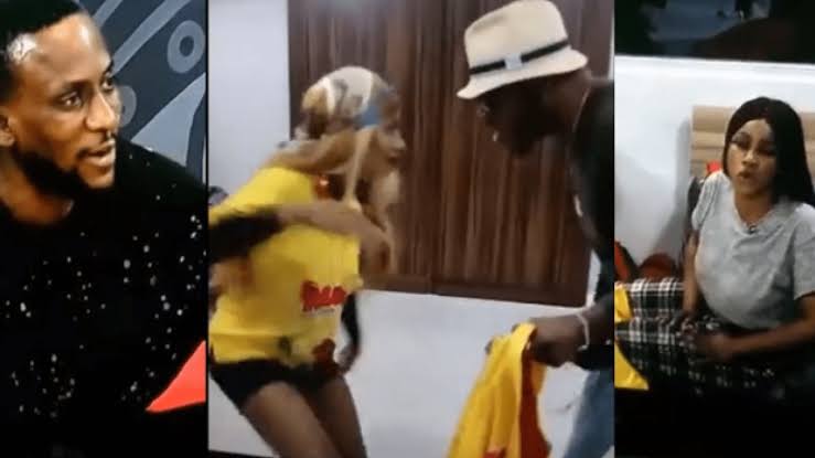 #BBNaija: Watch How Lord Sky Turns Omashola, Tacha’s Epic Fight To Music  