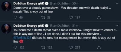 #BBNaija: OAP Receives Death Threat Over Plans To Get Tacha On Radio Interview  