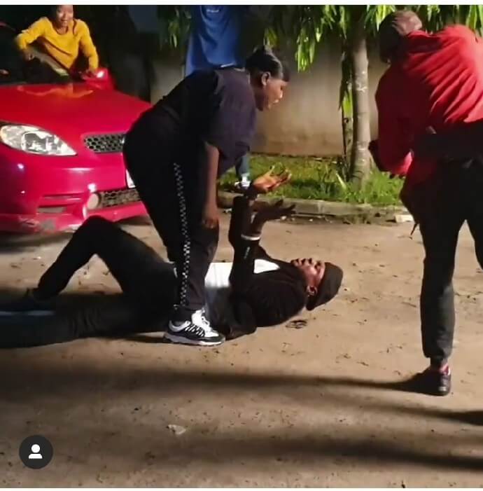 Teni Gave Odunlade Adekola The Beating Of His Life, See Video  