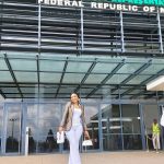 See Photos Of Tonto Dikeh's Visit To House of Representatives, Abuja  