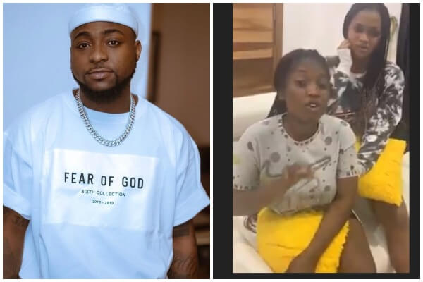 Twitter Users React To Davido's Arrest Of Ladies Who Pranked Him; See What He Replied  