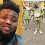 Chinko Ekun Shares Photo As He Completes NYSC Programme  