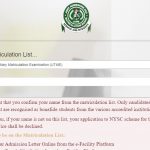 JAMB Introduces Portal For Matriculation List Verification  