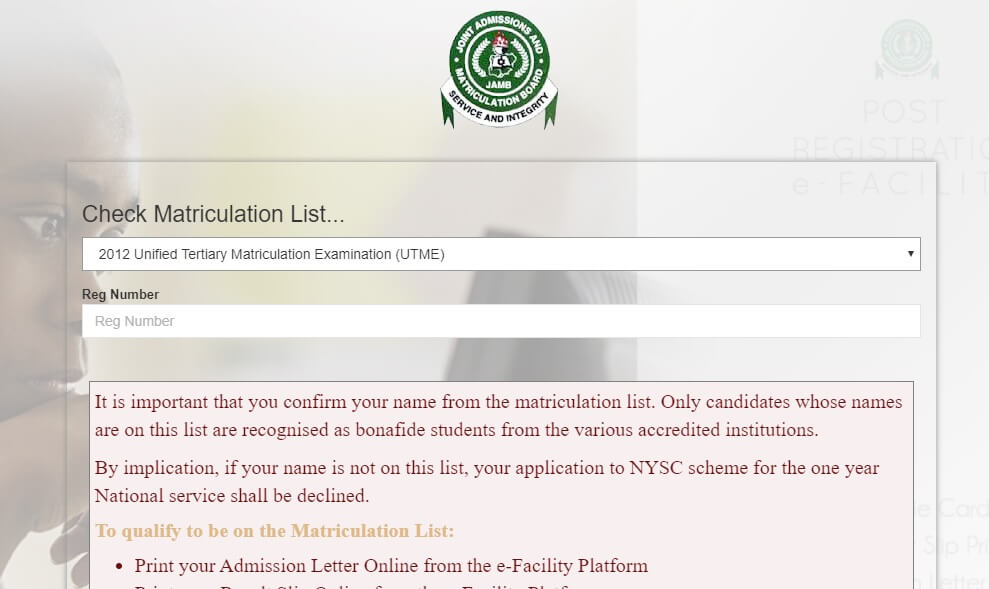 jamb-introduces-portal-for-matriculation-list-verification