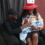 2Face Idibia And Wife Pay Courtesy Visit To Toyin Abraham  