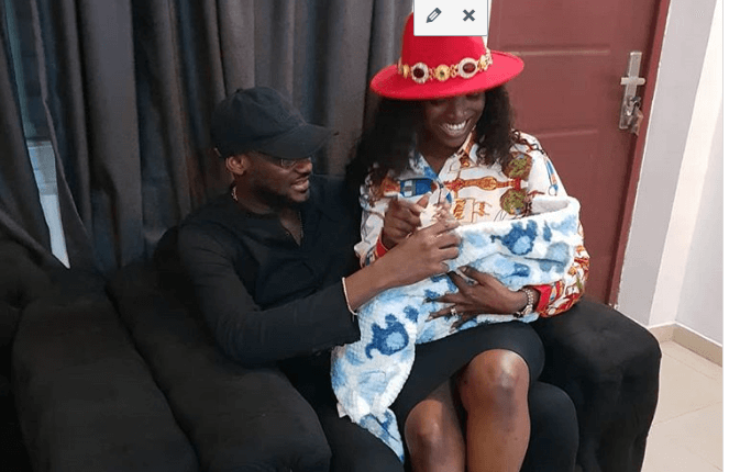 2Face Idibia And Wife Pay Courtesy Visit To Toyin Abraham  
