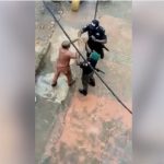 Police Officer Caught Assaulting A Lawyer In Anambra (See Video)  