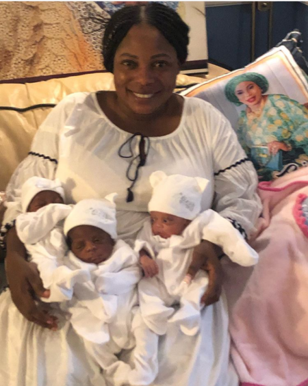 52-year-old Nigerian Woman Living In The UK Gives Birth To Triplets  