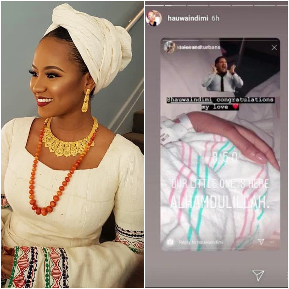 Billionaire Daughter, Hauwa Indimi Welcomes Baby Boy  