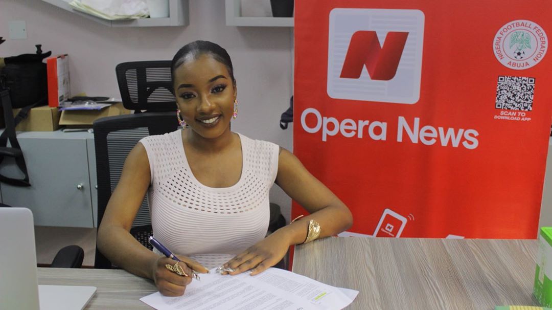 BBNaija: Avala Unveiled As Opera News Ambassador  