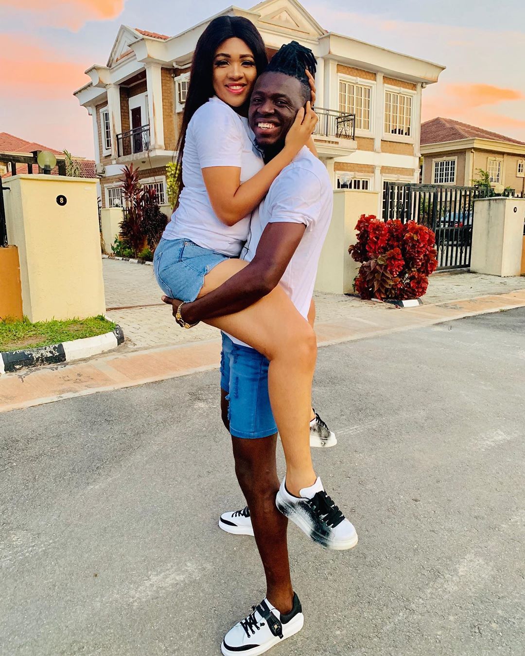 Akpororo And Wife All Loved Up As They Mark 4th Wedding Anniversary  