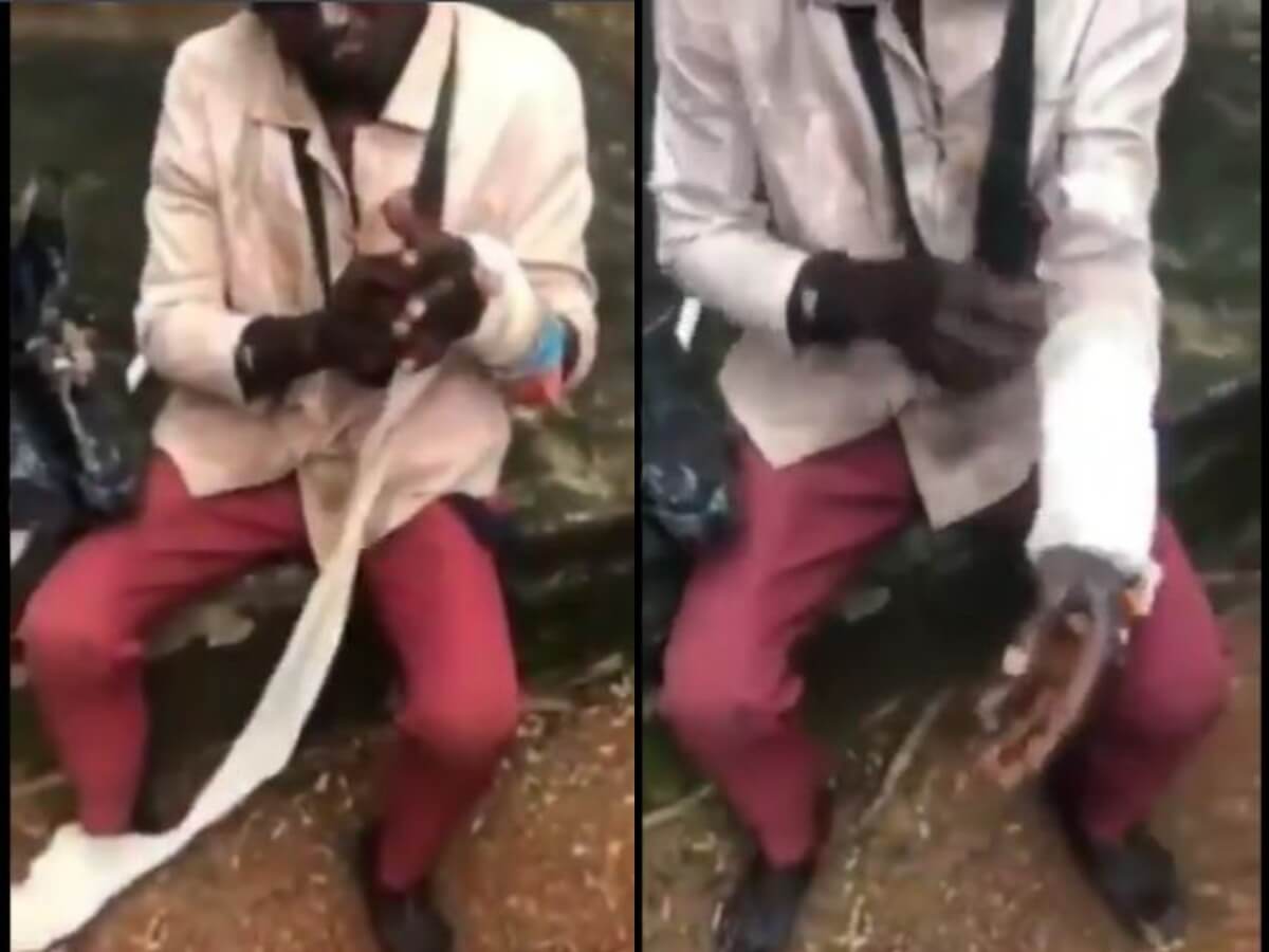Fake Beggar Busted In Lagos! Gives Reasons For Begging  