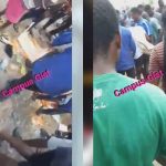 Watch Video As UNIBEN Students Seize CBN Bullion Van, Army Vehicle  