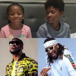 Peter Okoye's Kids Celebrate Their Papa And His Twin Brother, Paul Okoye  