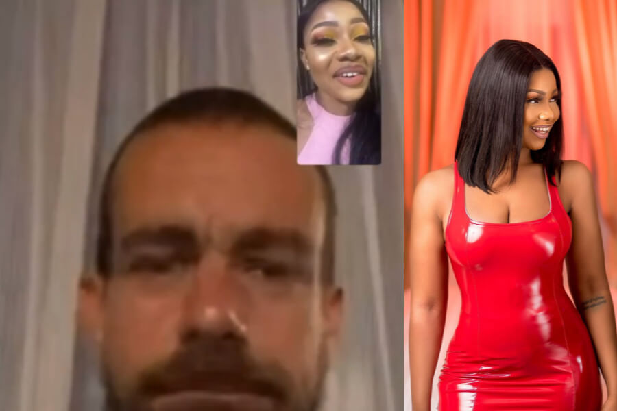 Nigerians Accuse Tacha Of Faking Video Call With Twitter CEO  