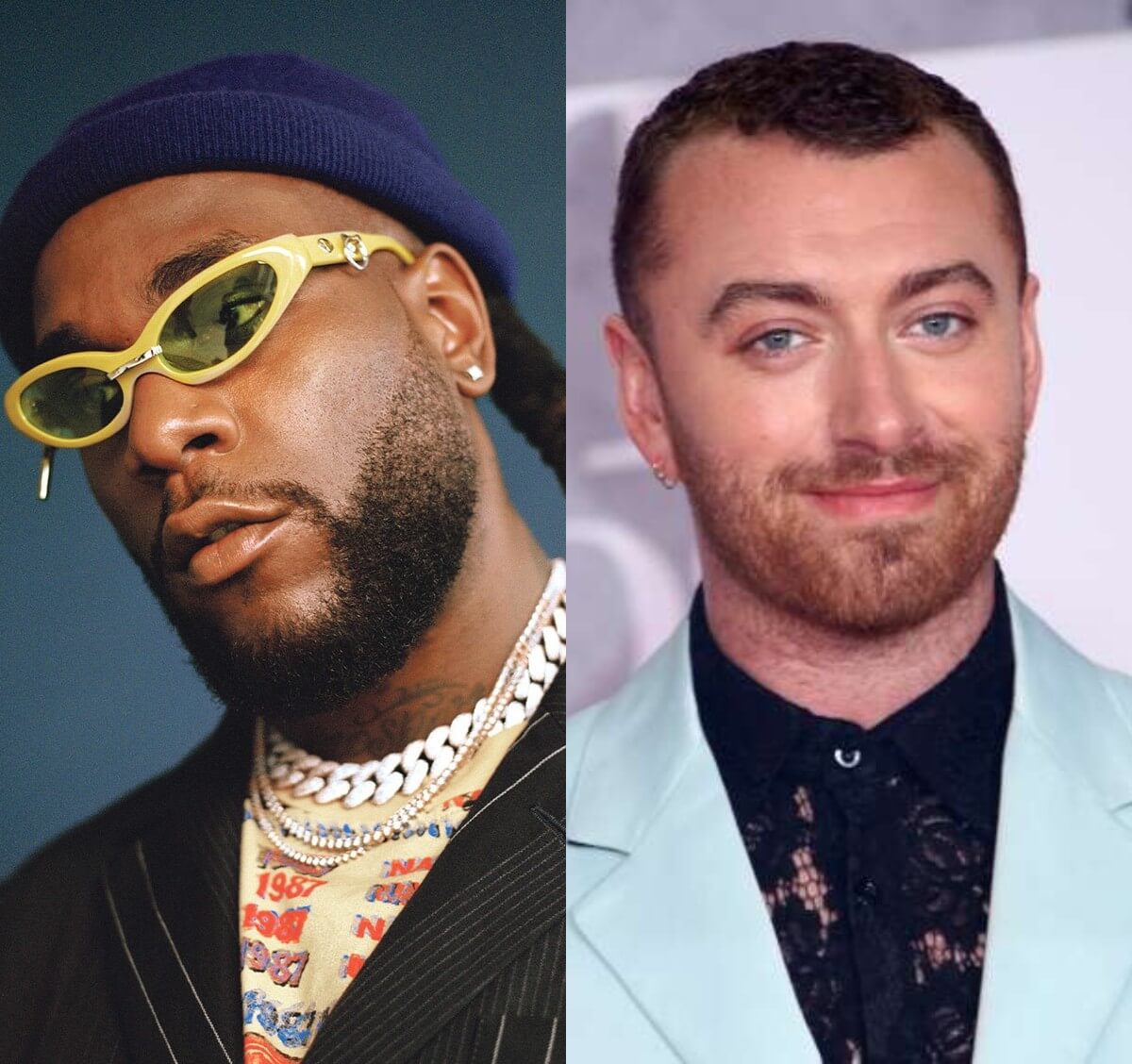 Burna Boy Collaborates With UK Pop Star Sam Smith, Their Single Drops Today  