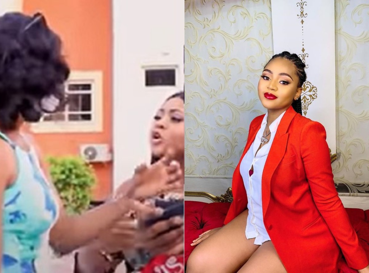 Social Media Reactions As Regina Daniels Humiliates A Domestic Staff  