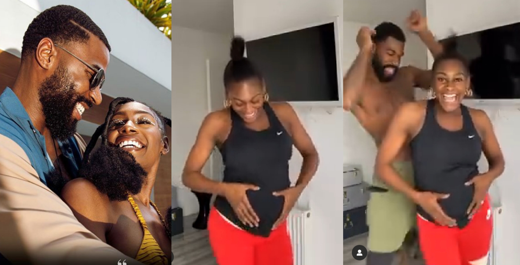 BBNaija Mike’s Wife, Perri Shows off Her Baby Bump  