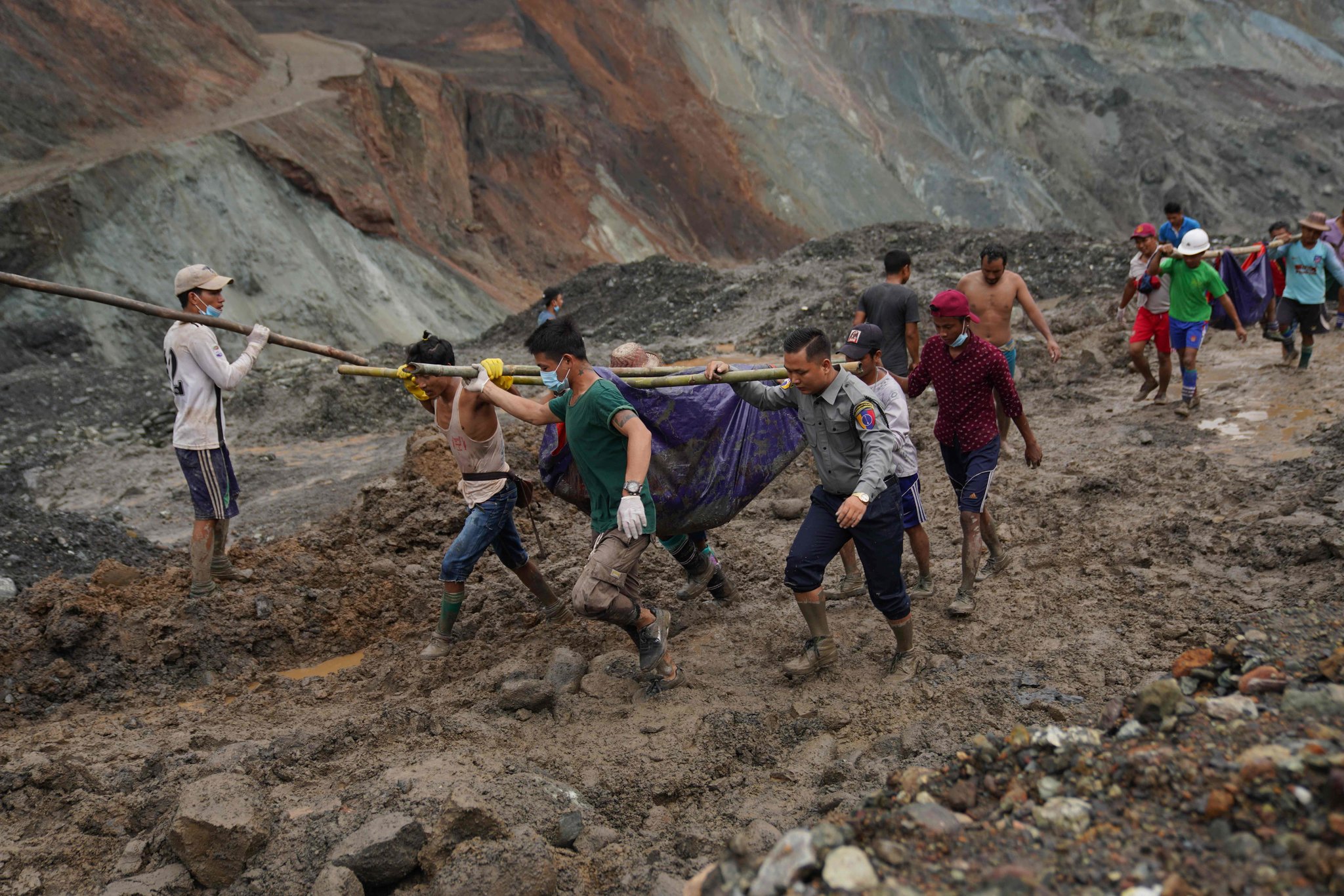 Over 160 Killed As Jade Mine Collapses In Myanmar  