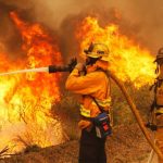 Firefighters Battle Inferno In Southern California  