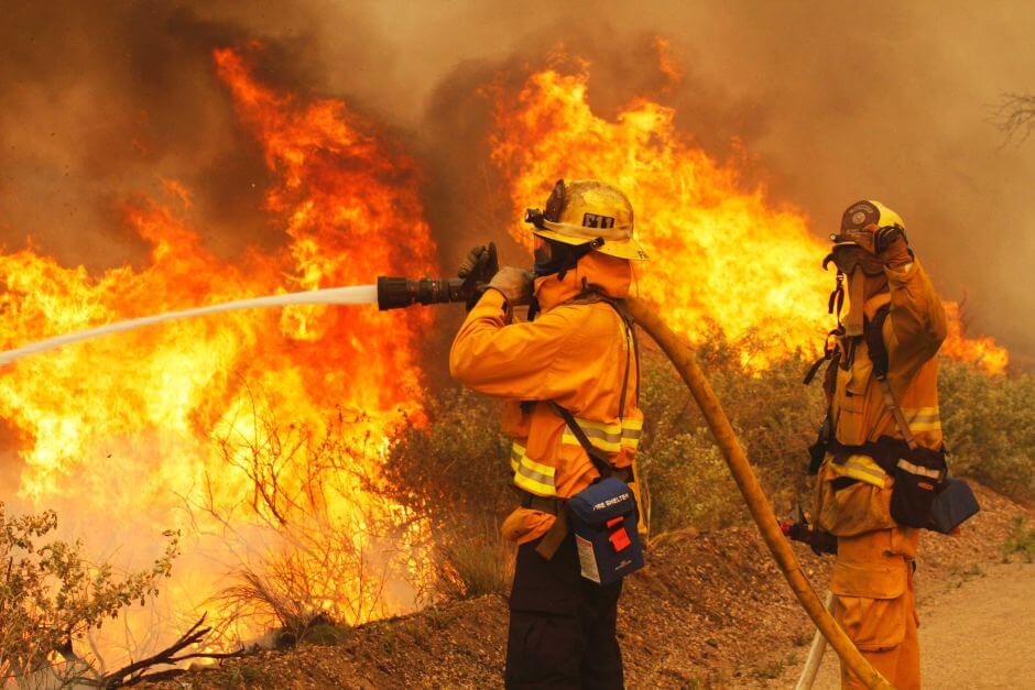 Firefighters Battle Inferno In Southern California  